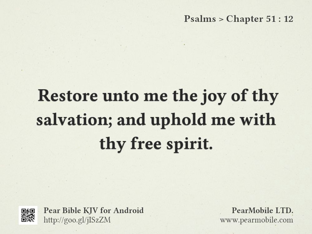 Psalms, Chapter 51:12